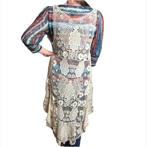 Crochet Lace boho style Cardigan